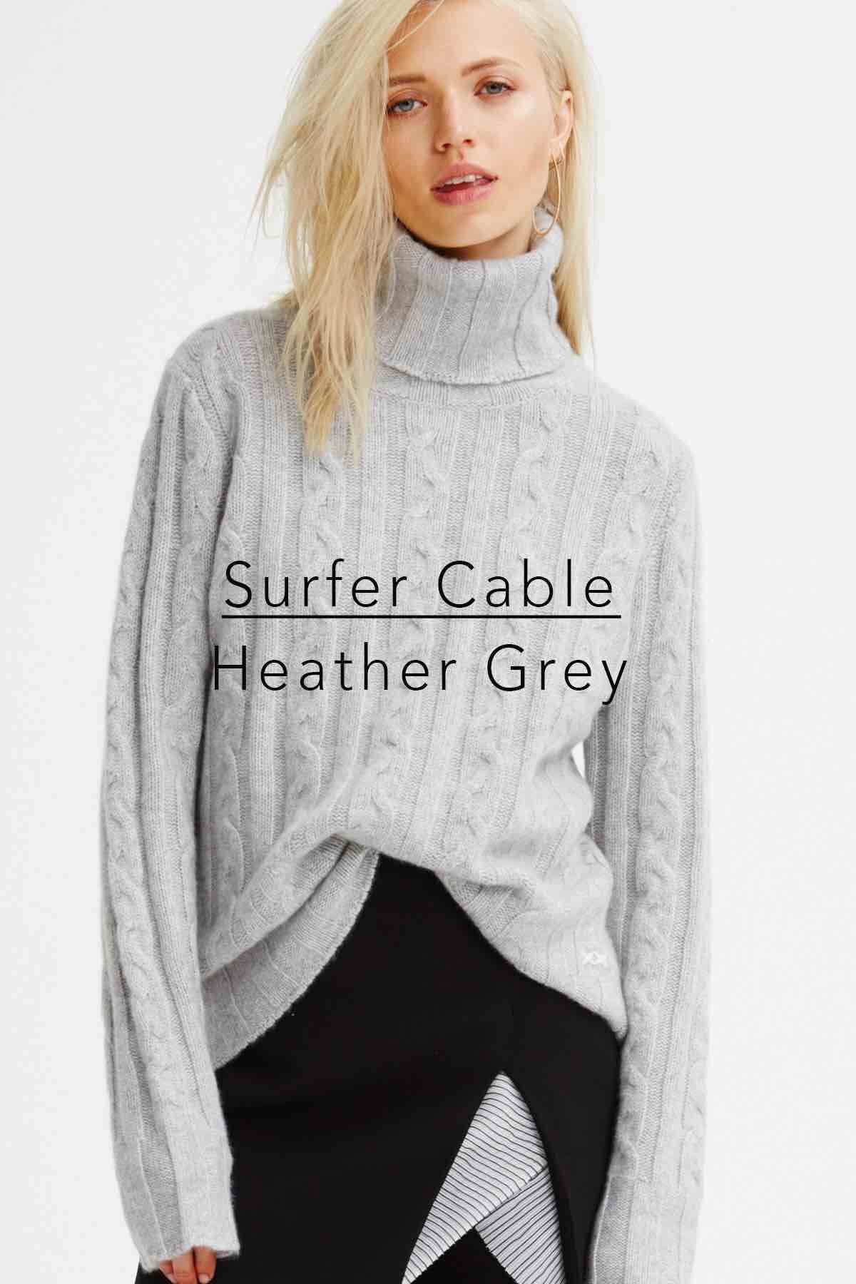 Surfer Cable Heather Grey