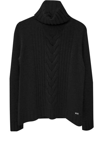 Speakeasy Cable Sweater | Black