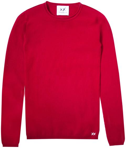 Surfer Crew Neck Sweater | Ruby
